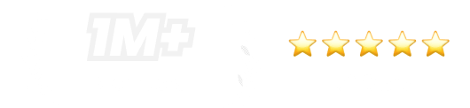 1M+ Members and 5 Star Rating